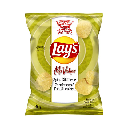 Lays Miss Vickies Spicy Dill Pickle - processed
