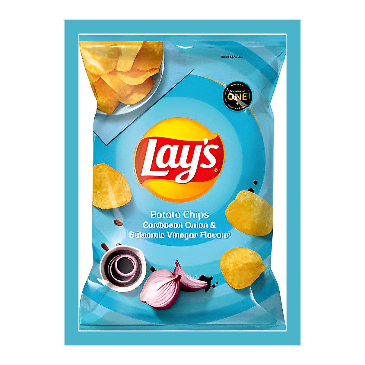 Lays Potato Chips Caribbean Onion & Balsamic Vinegar Flavour - processed