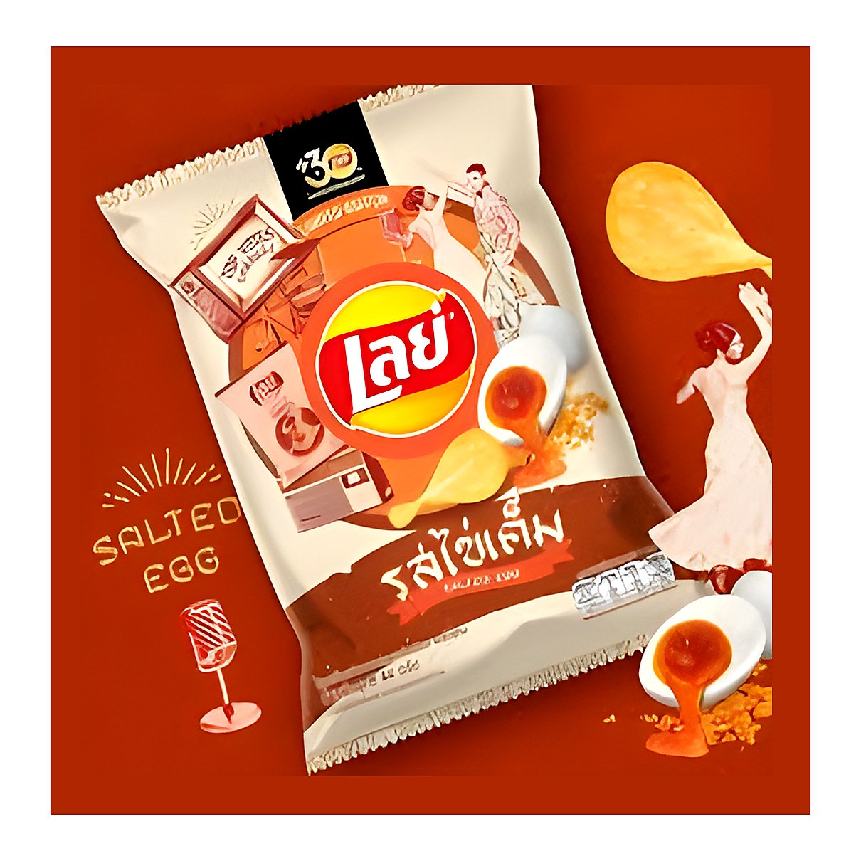 Lays Salted Egg Flavor - processed