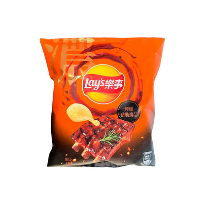 Lays Smoked Pork Ribs Flavor - processed
