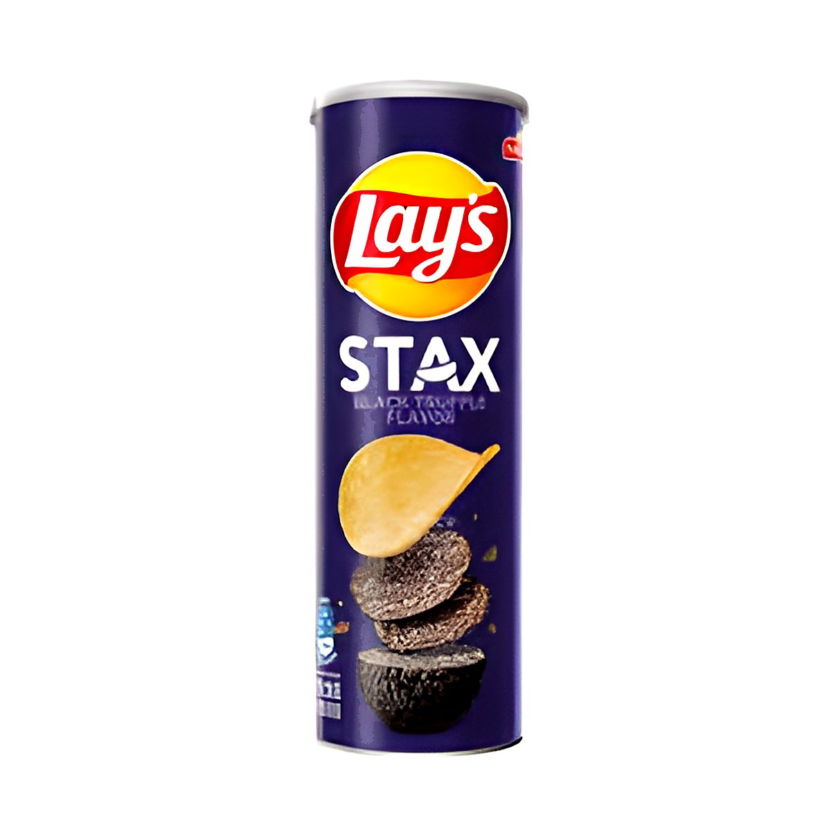 Lays Stax Black Truffle flavor - processed