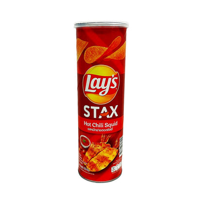 Lays Stax Hot Chilli Squid - processed