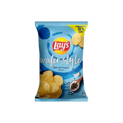 Lays Wafer Style Salt With Pepper - processed