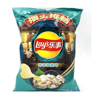 Lays wasabi octopus - processed
