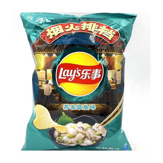 Lays wasabi octopus - processed