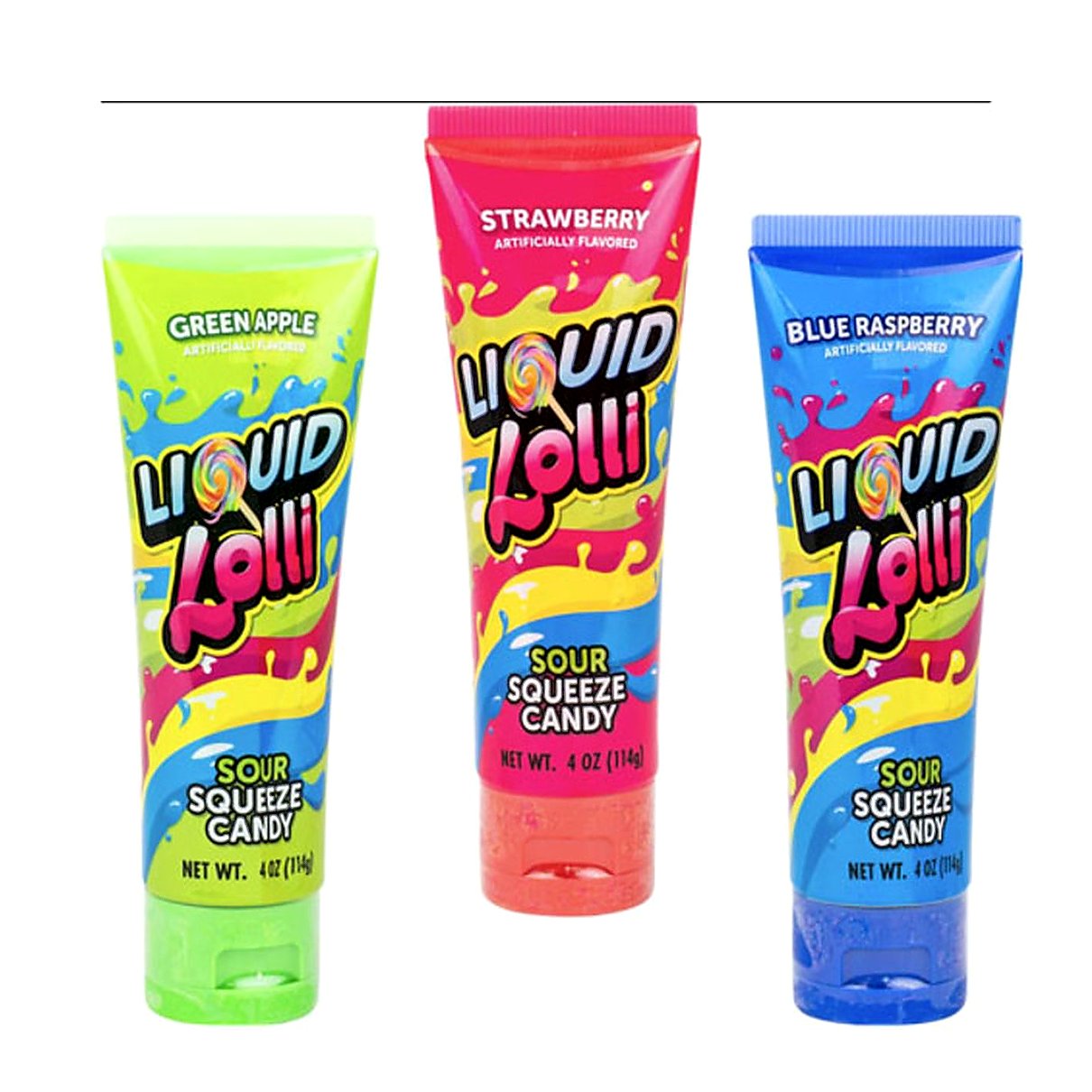 Liquid Lolli - Sour Squeeze Candy - processed