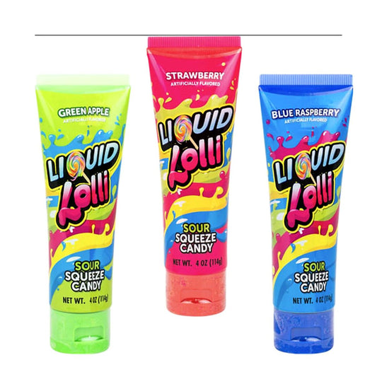 Liquid Lolli - Sour Squeeze Candy - processed