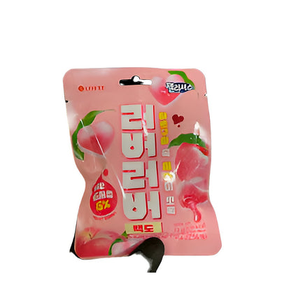 Lotte Jellycious Heart White Peach Flavor - processed