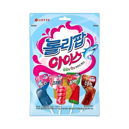 Lotte Lollipop Ice Cream Flavor & Shape - processed