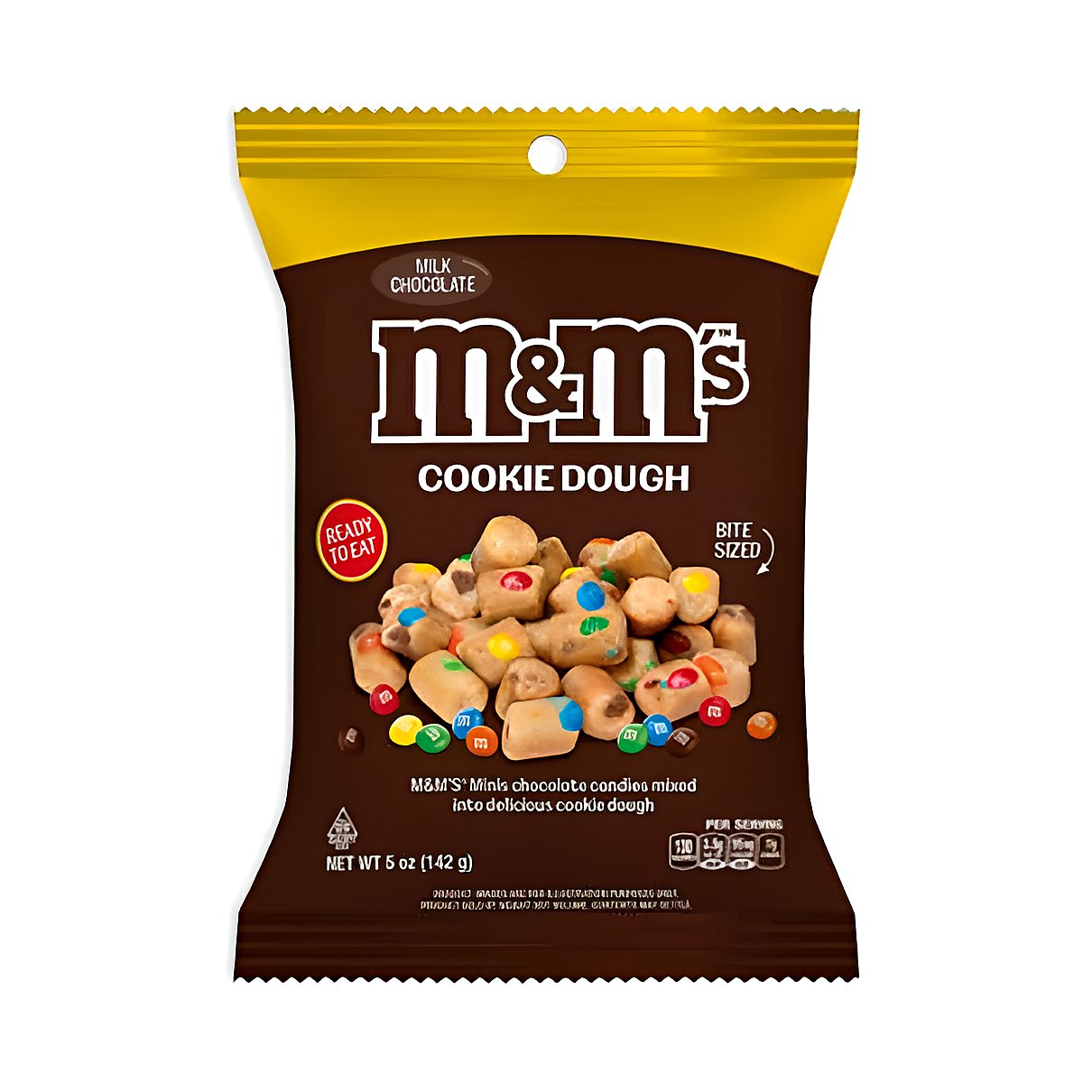 M&M Cookie Dough Bites - processed