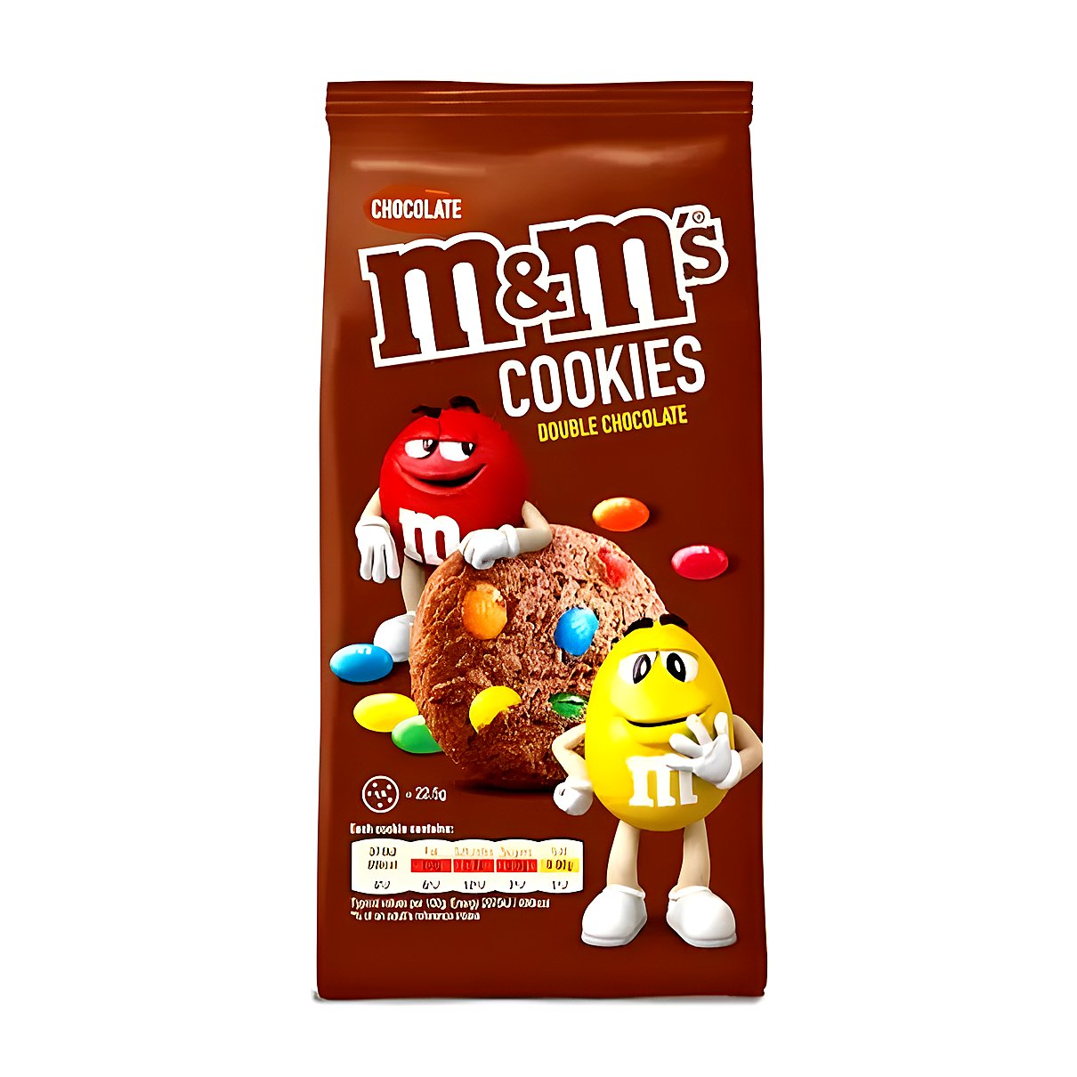 M&M’s Double Chocolate Cookies - processed