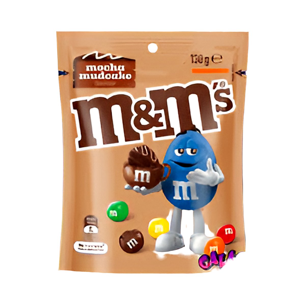 m&m’s mocha mud cake flavor - processed