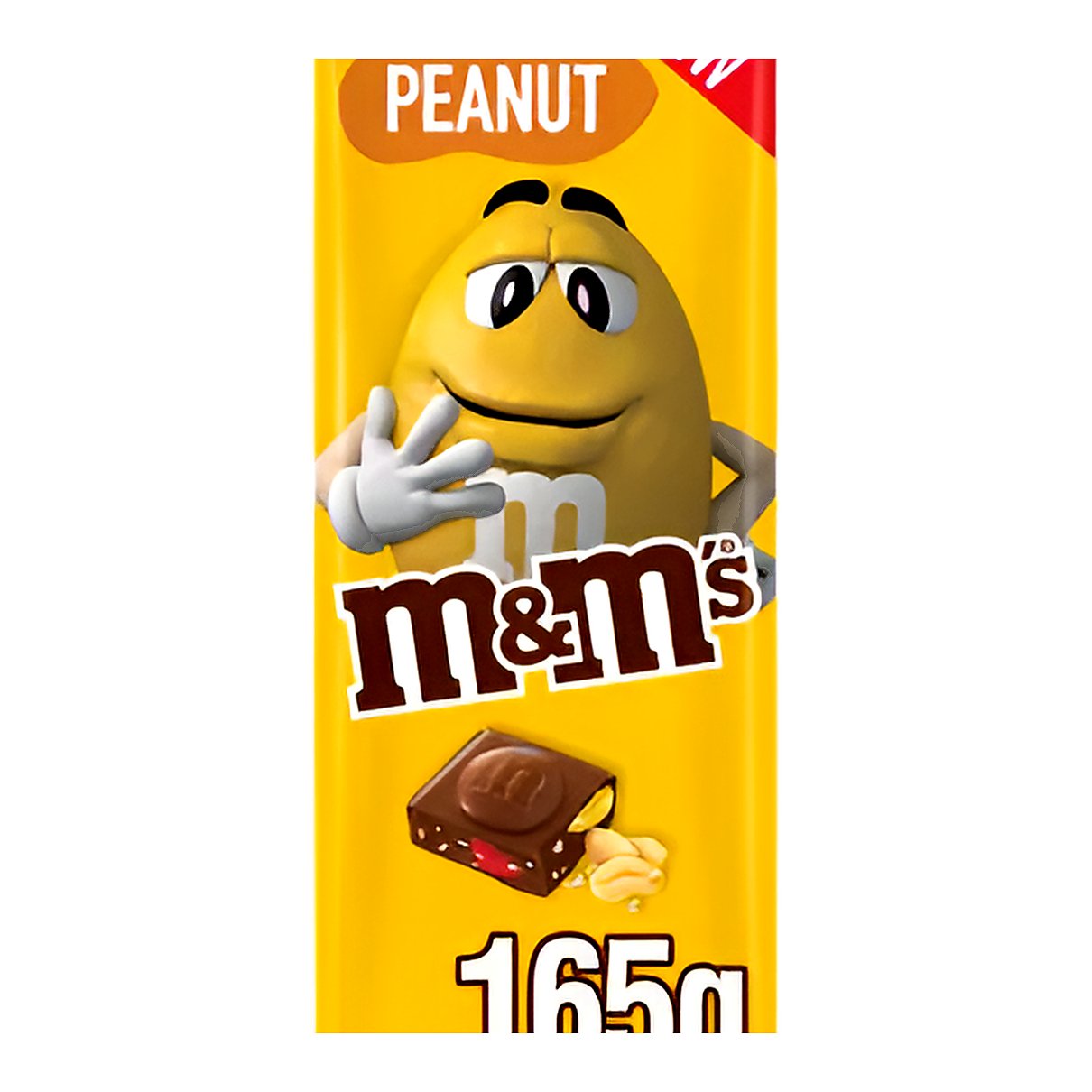 M&M's Peanut Chocolate Bar 165g (UK) - processed