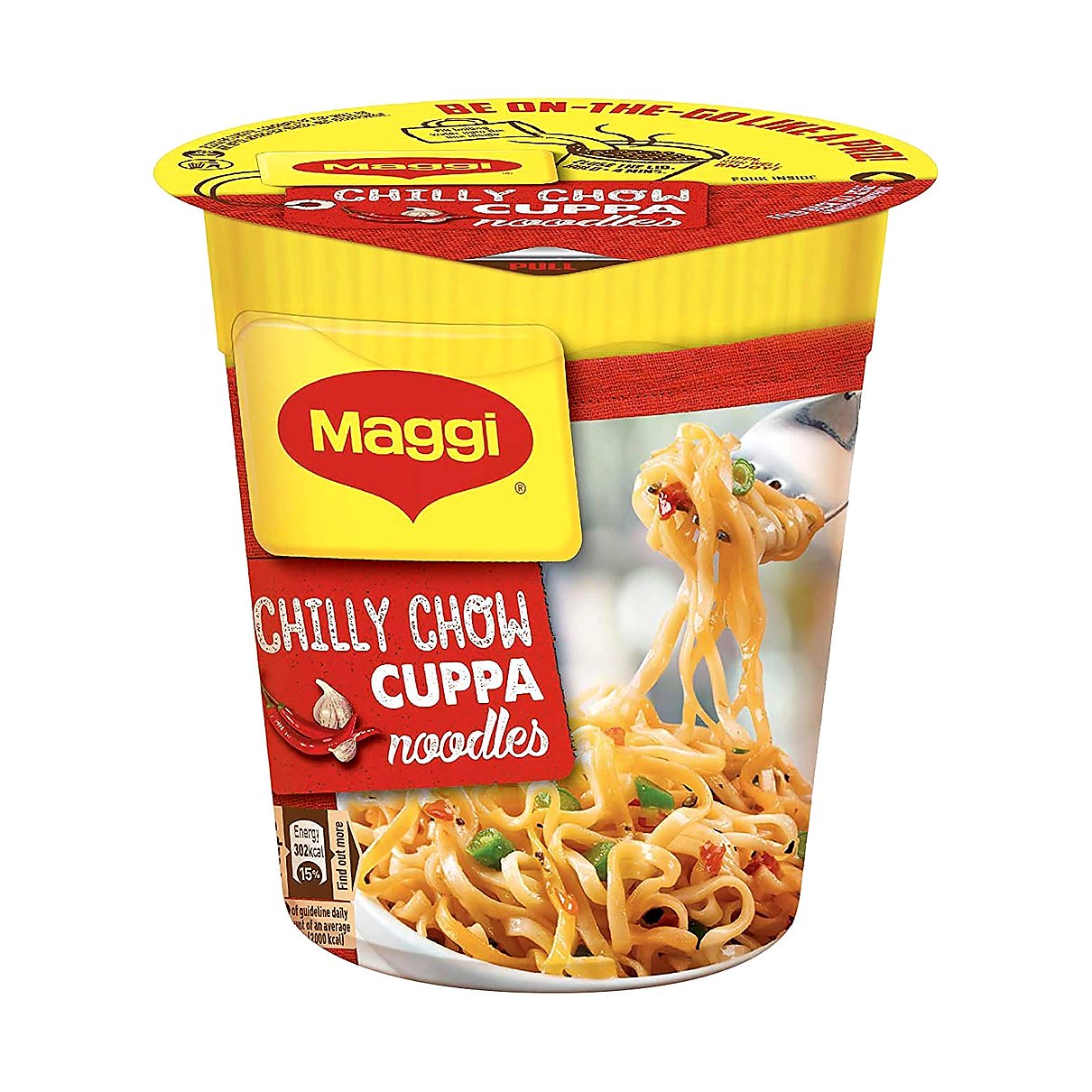 Maggi Chilly Chow Cuppa Noodles - processed