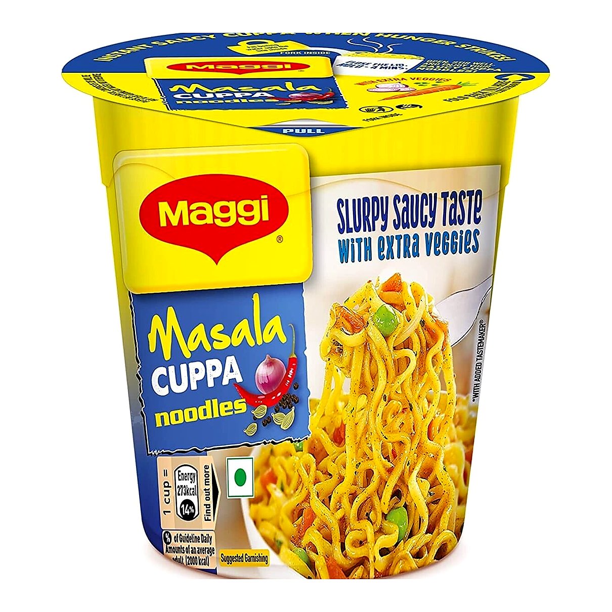 Maggi Masala Cuppa Noodles - processed