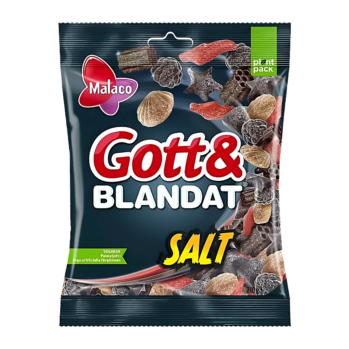 Malaco Gott& Blandat Salt - processed