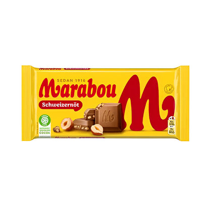 Marabou Swiss nut bar - processed