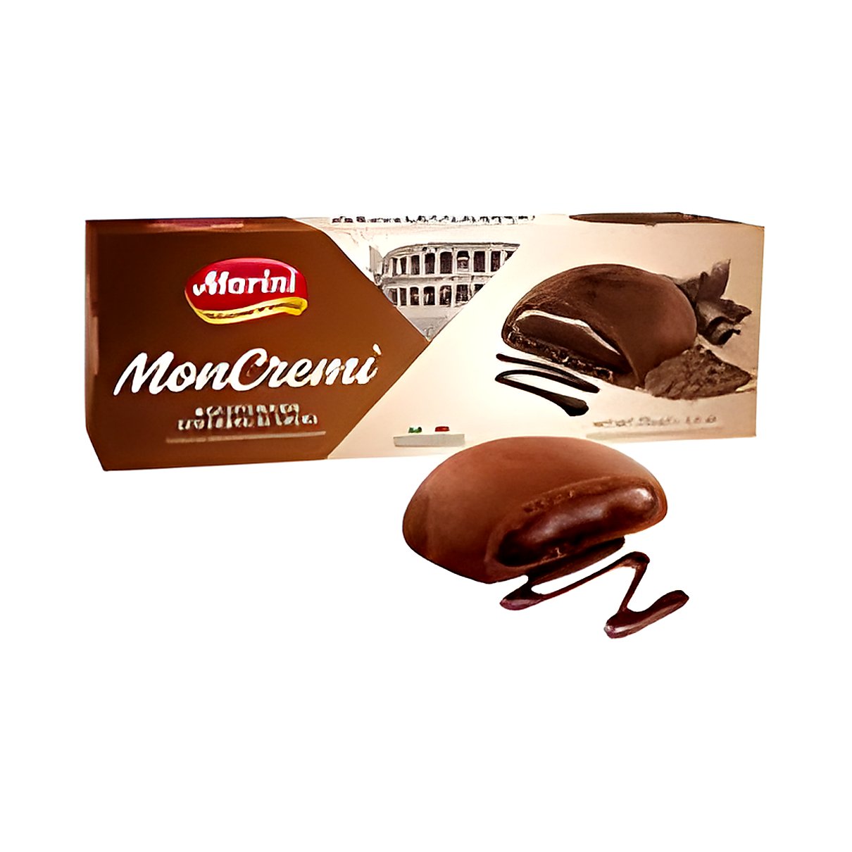 Marini MonCremi Cocoa Cream Filleed Biscuits - processed