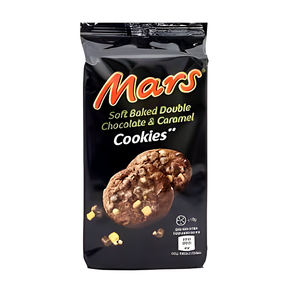 Mars Soft Baked Double Chocolate & Caramel Cookies - processed