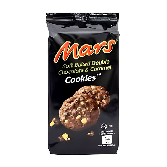 Mars Soft Baked Double Chocolate & Caramel Cookies - processed
