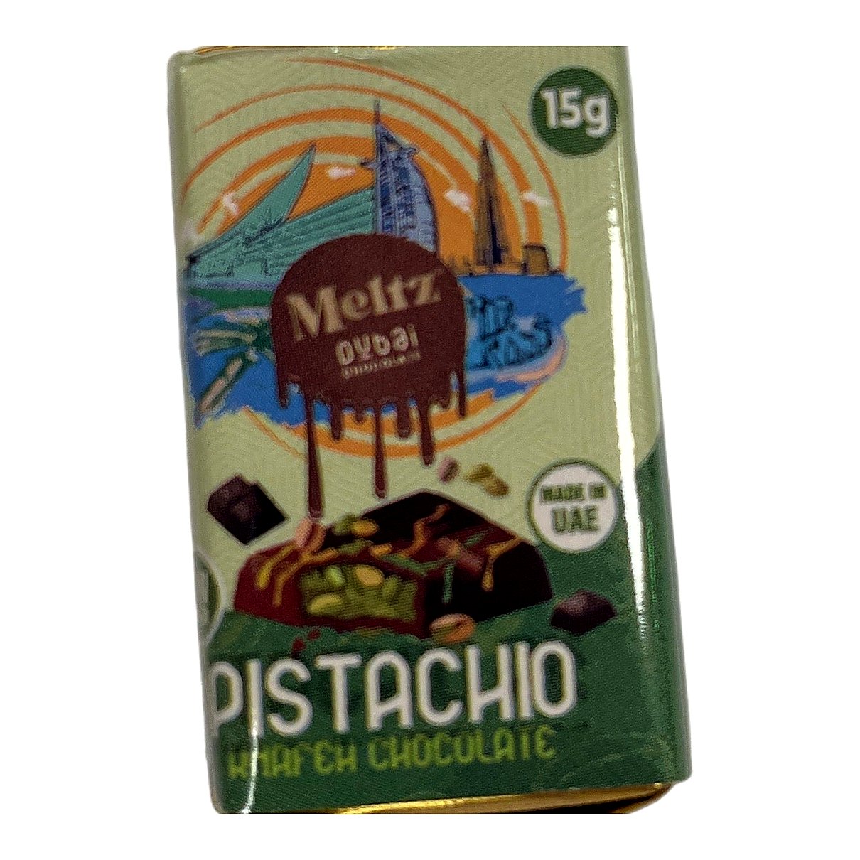 Pistachio Mini Dubai Chocolate - processed