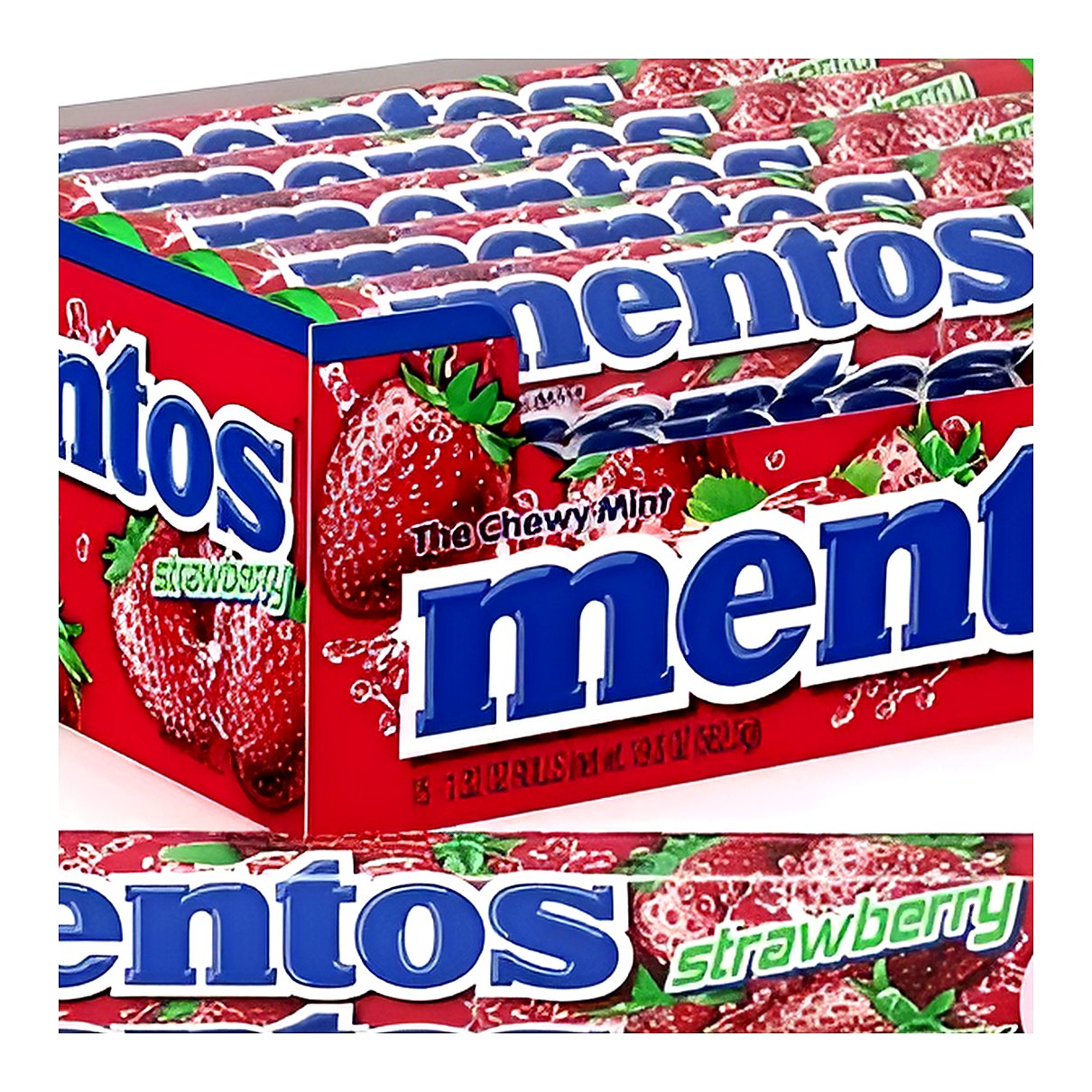 Mentos Strawberry - processed