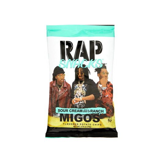 Rap Snacks Migos Sour Cream With A Dab Of Ranch