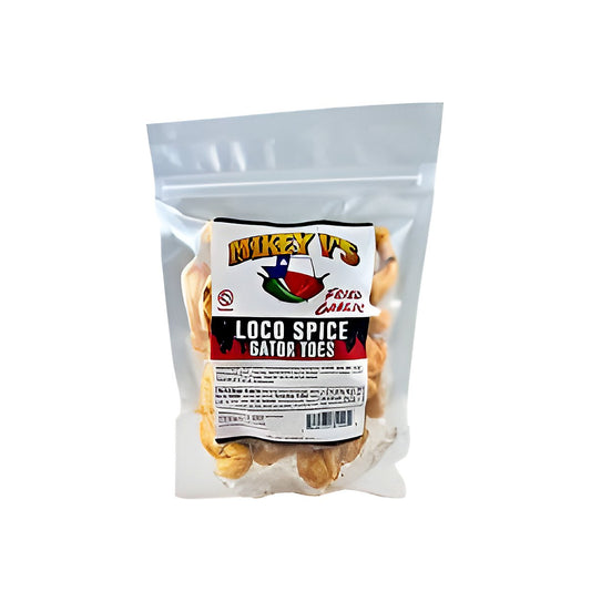 Mikey V’s Loco Spice Gator Toes Fried Garlic - processed