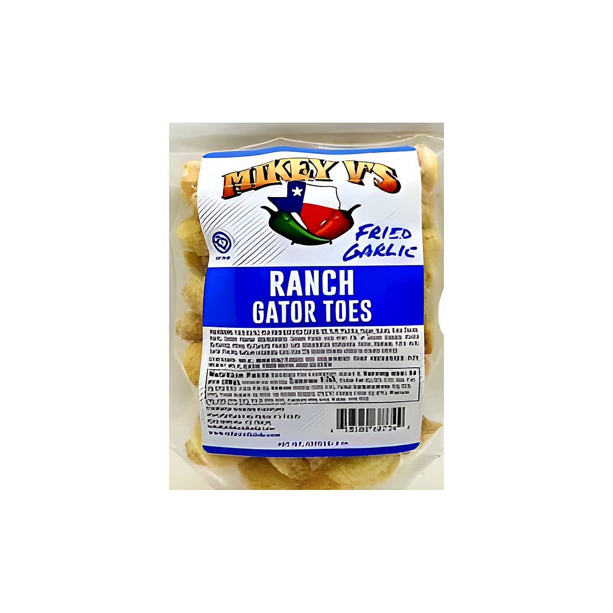 Mikey V’s Ranch Gator Toes Fried Garlic - processed