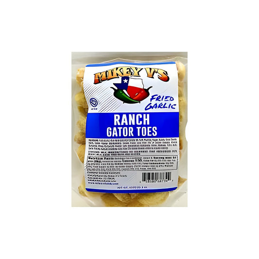 Mikey V’s Ranch Gator Toes Fried Garlic - processed