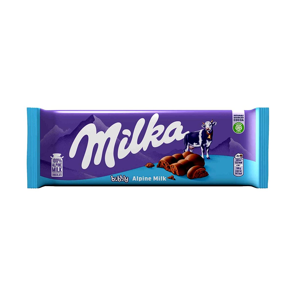 Milka Bubbly Alpine Milk - processed
