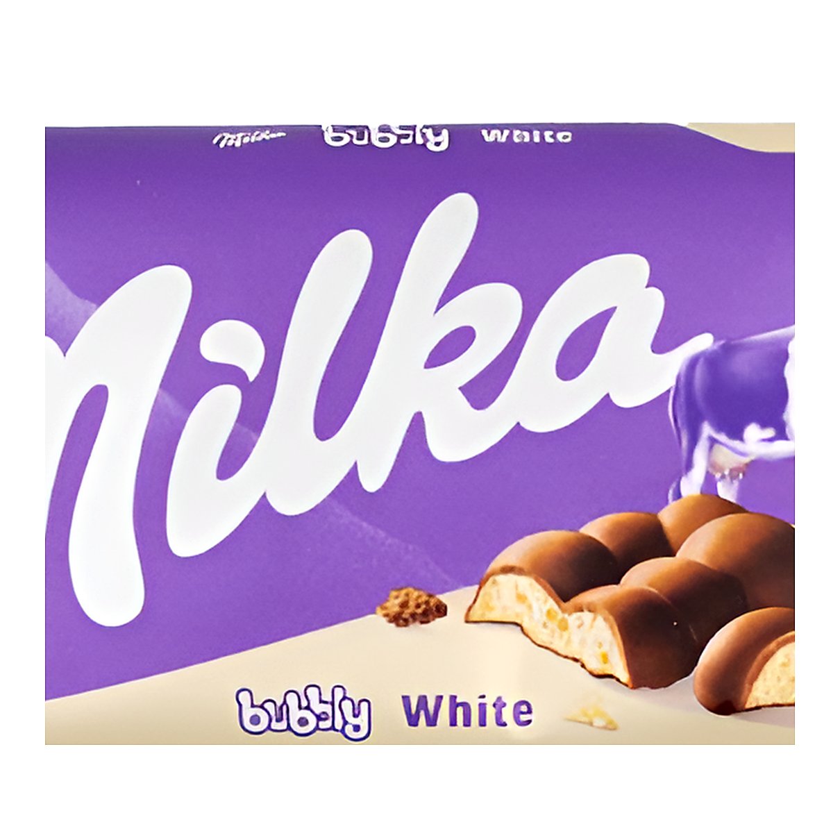 Milka Bubbly White - processed