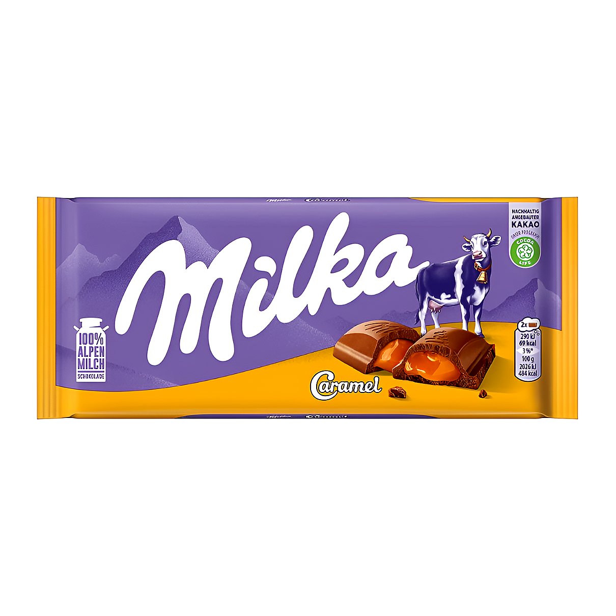 Milka Caramel - processed