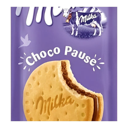 Milka Choco Pause Sandwich Cookies Biscuits With Chocolate Cream - processed