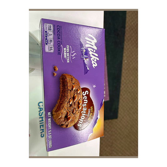 Milka chocolate chip cocoa cookie soft sensations - processed