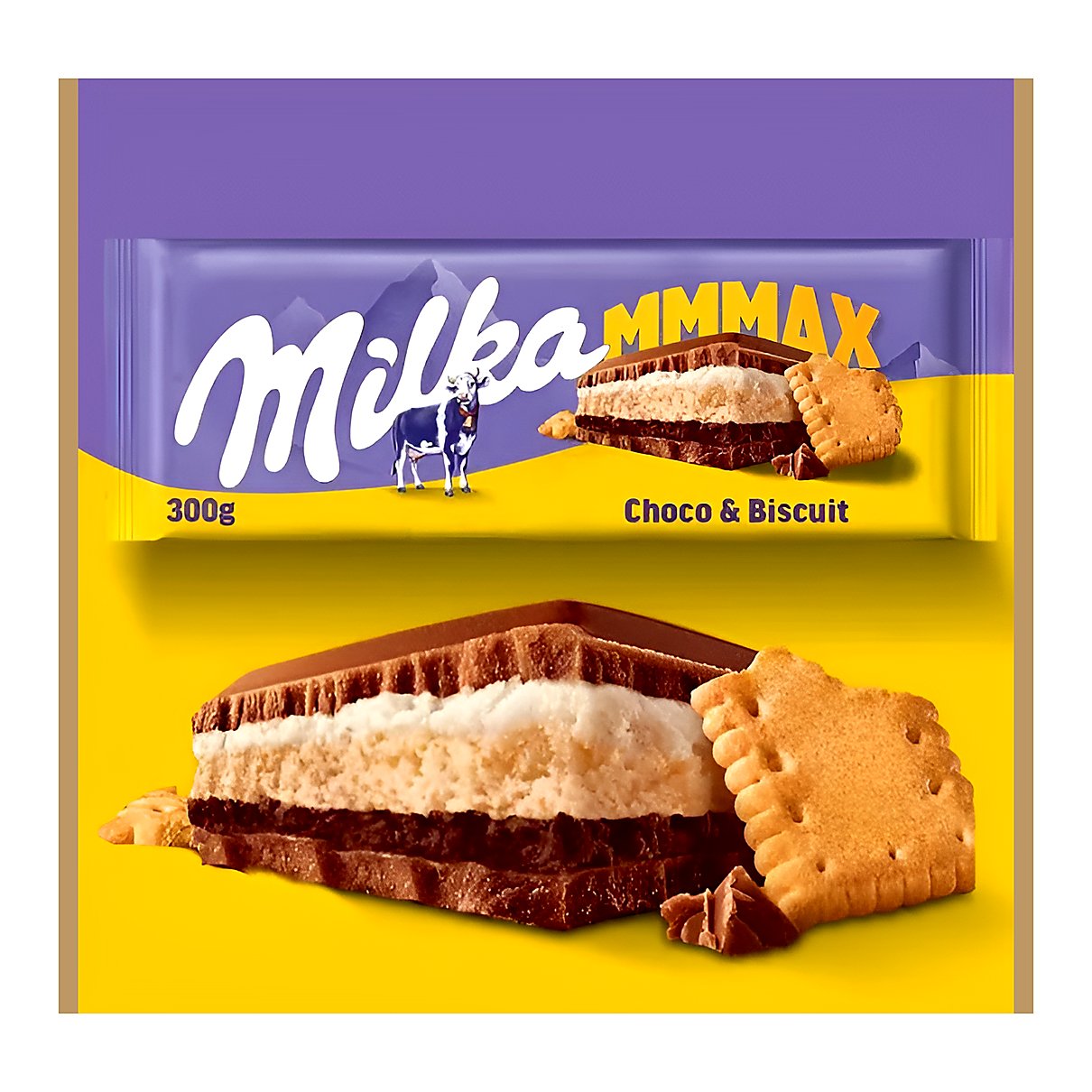 Milka Max Choco and Biscuit - processed