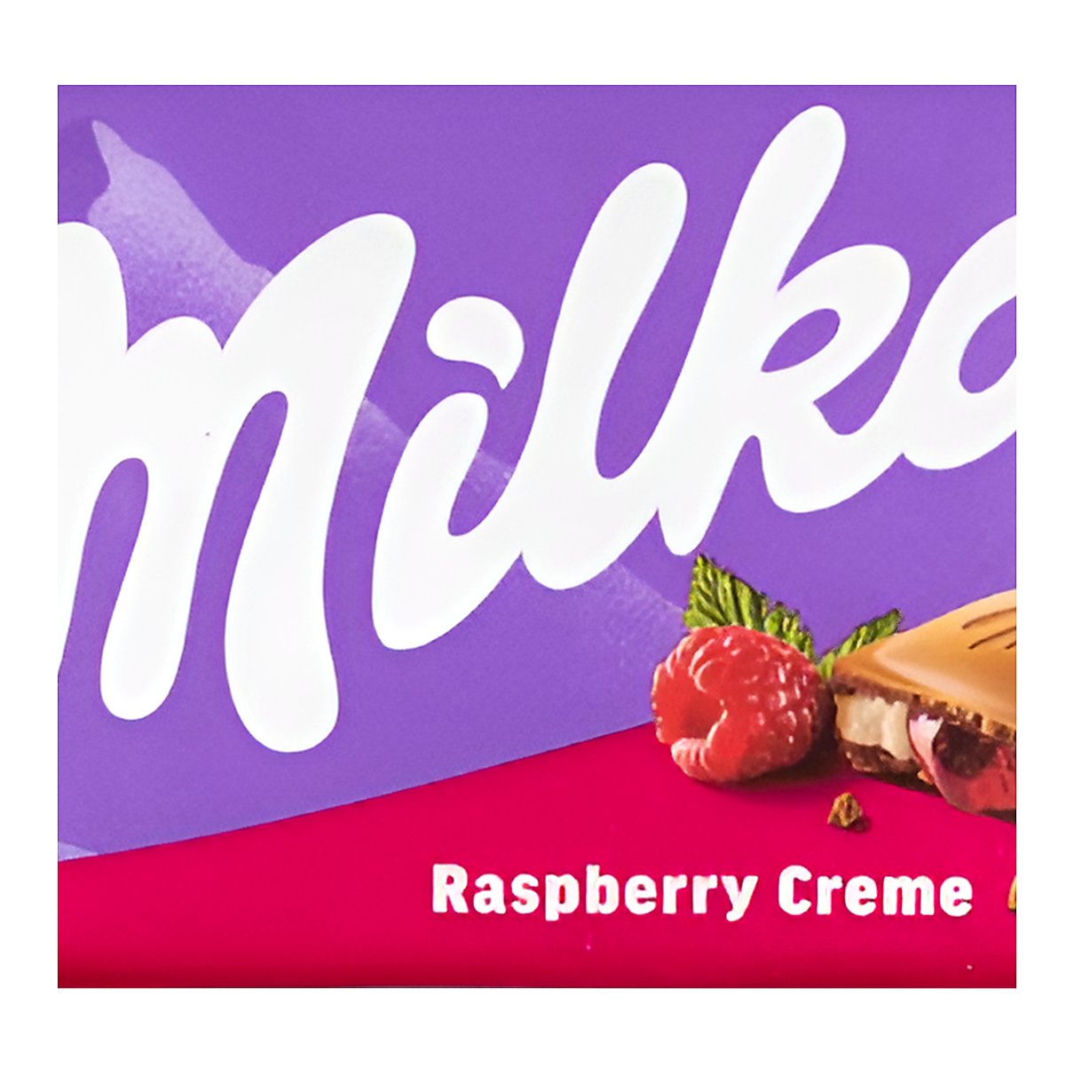 Milka Raspberry Creme - processed