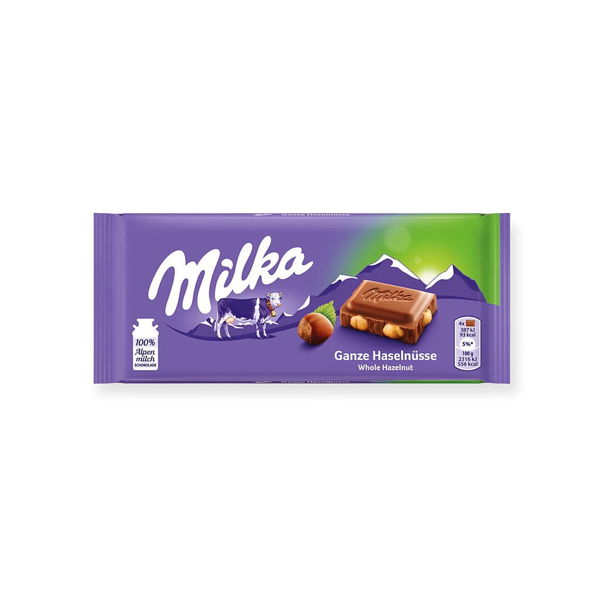 Milka Whole Nuts - processed