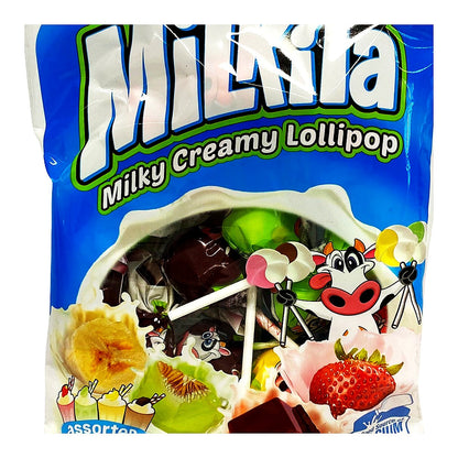 Milkita Assorted Flavors Lollipop - processed