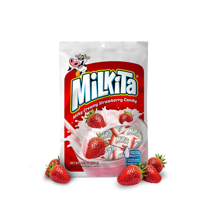 Milkita Milky Creamy Strawberry Candy - processed