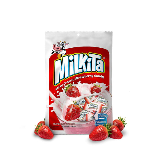 Milkita Milky Creamy Strawberry Candy - processed