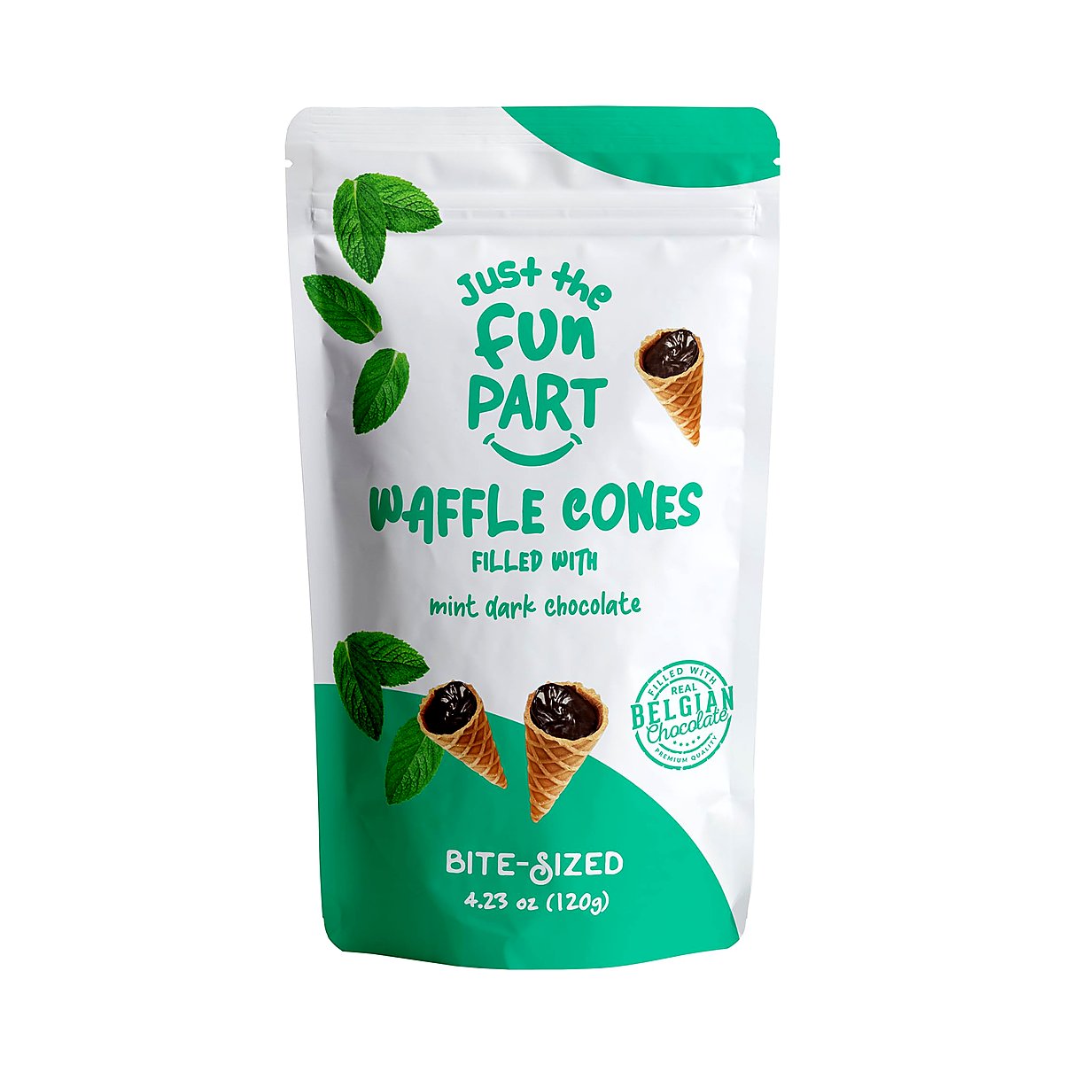 Mint Waffle Cones - processed