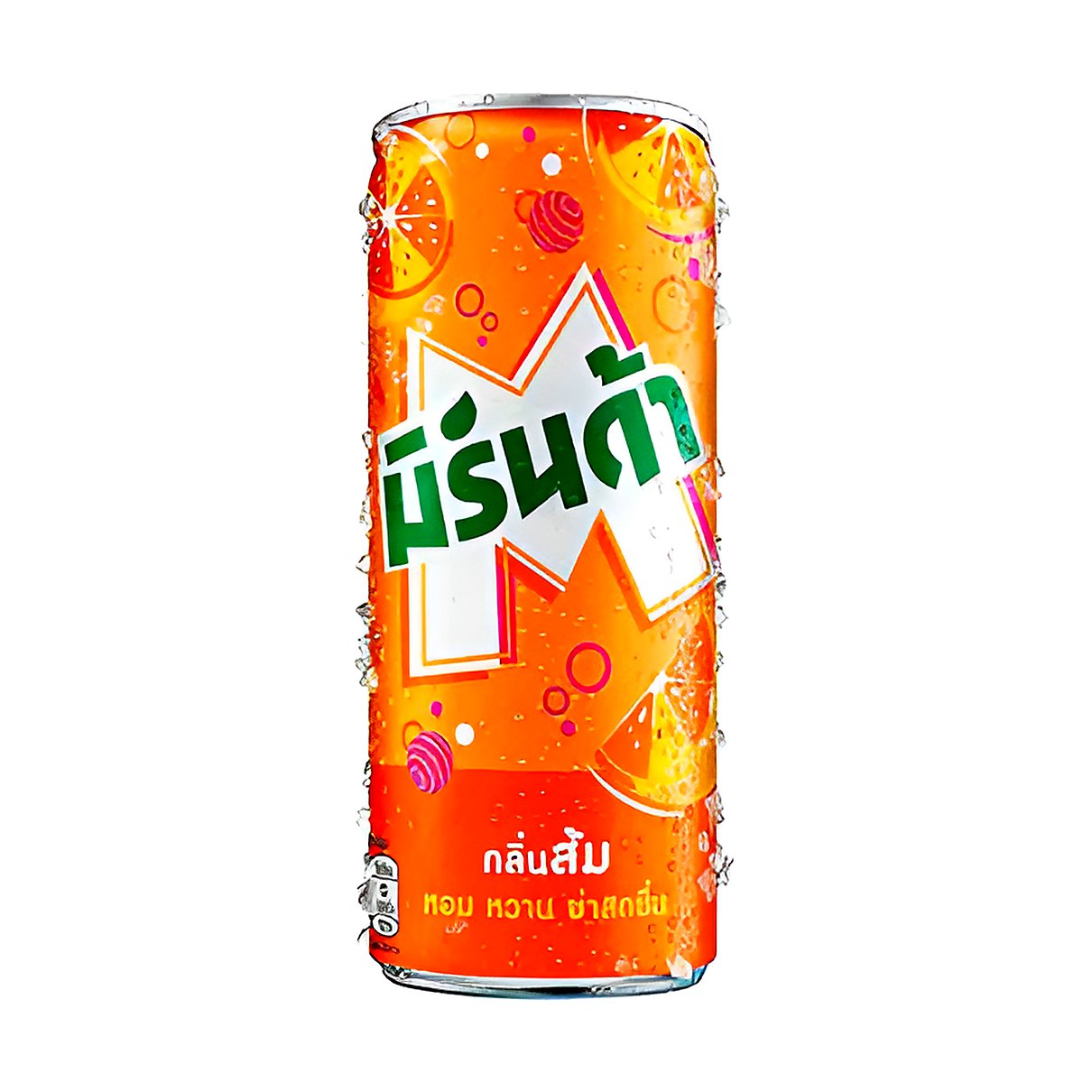 Mírinda orange flavor soda - processed