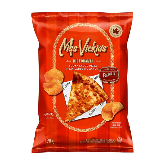 Miss Vickie’s Vodka Sauce Pizza Chips - processed