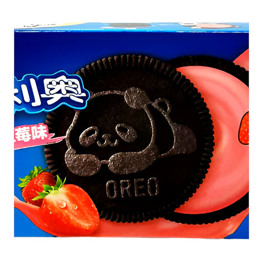 Mondelez Oreo Fresh Strawberry Biscuits - processed