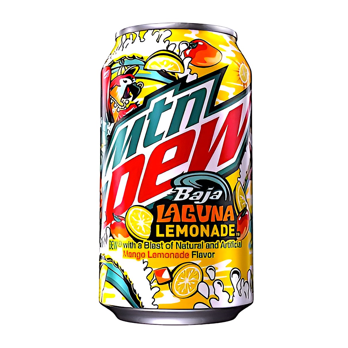 Mountain Dew Baja Laguna Lemonade - processed