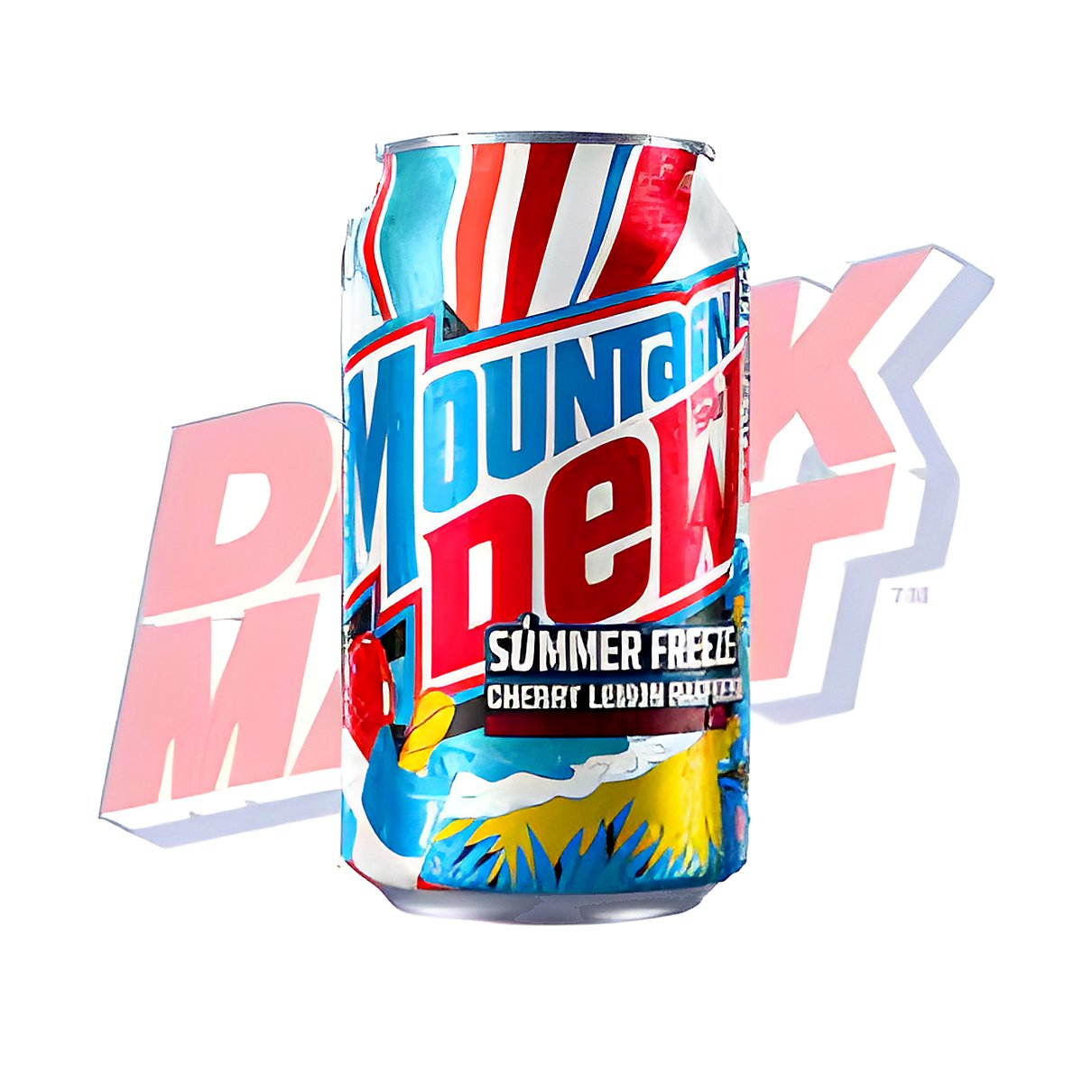 Mountain Dew Summer Freeze - Cherry Lemon Raspberry - processed