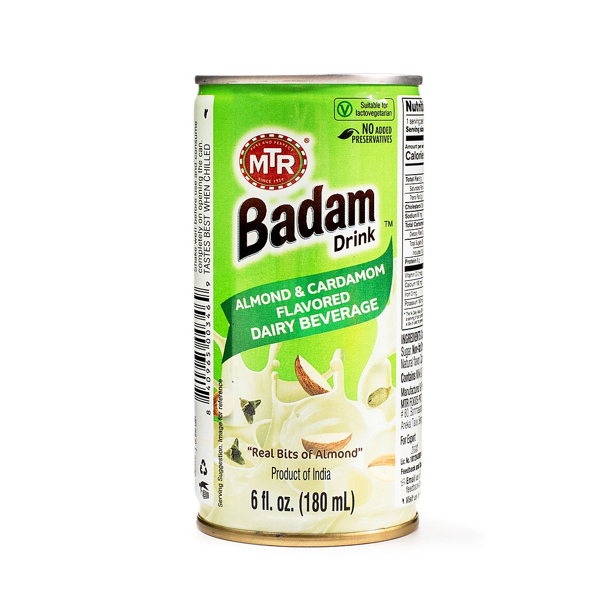 MTR Badam Milk Almond & Cardamom Flavored - processed