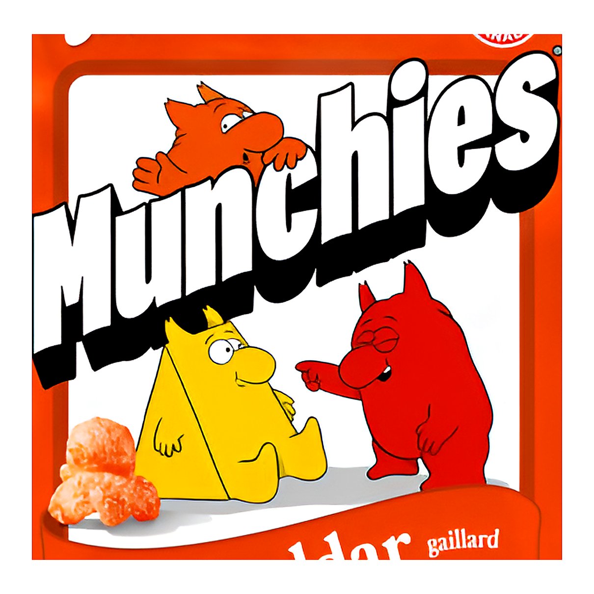 Munchies cheeky cheddar gaillard popcorn - processed