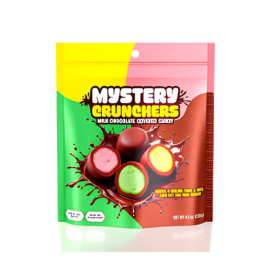 Mystery Crunchers Chocolate Covered Candy - processed